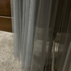 Grey tulle skirt L